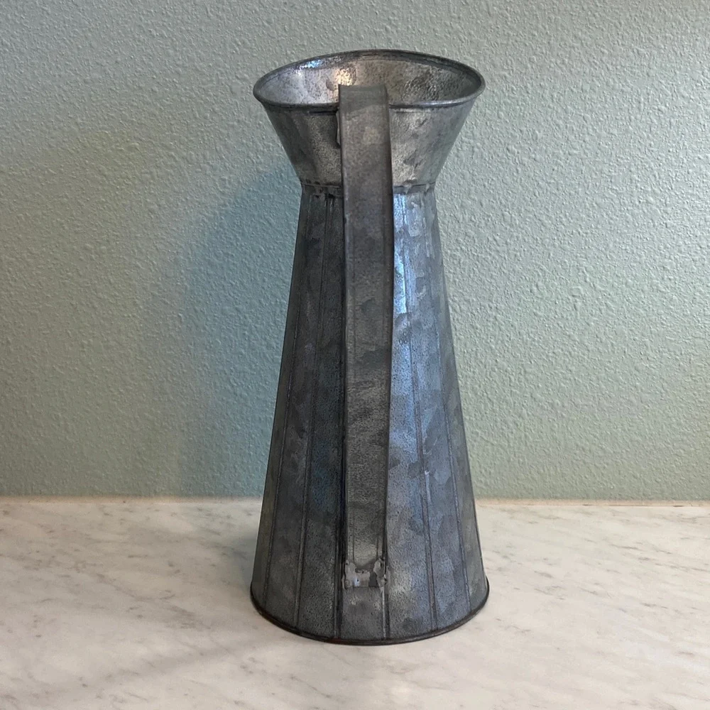 Ashland Rustic Galvanized Metal Flower Pitcher